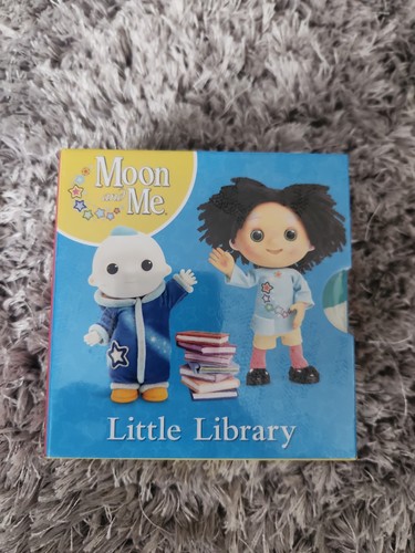 Moon and little library - moon,