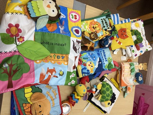 Lot baby books and toys - lot,