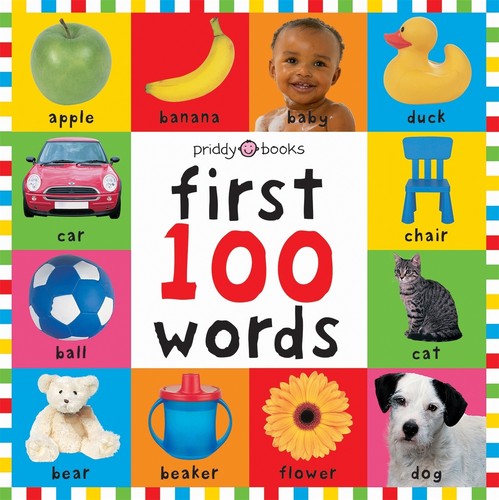 First 100 words board - first, book